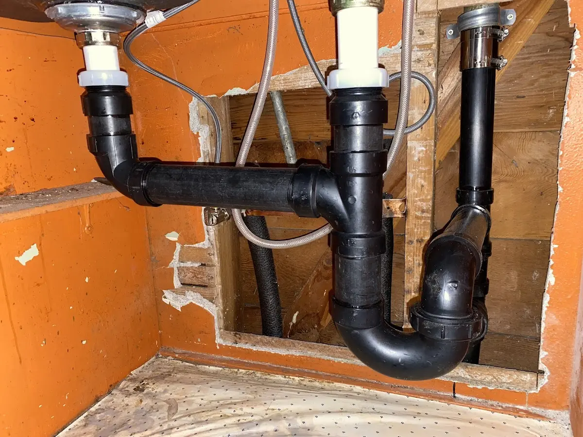 Professional Bathroom Installation equipment and tools on the job in Bolivar Peninsula
